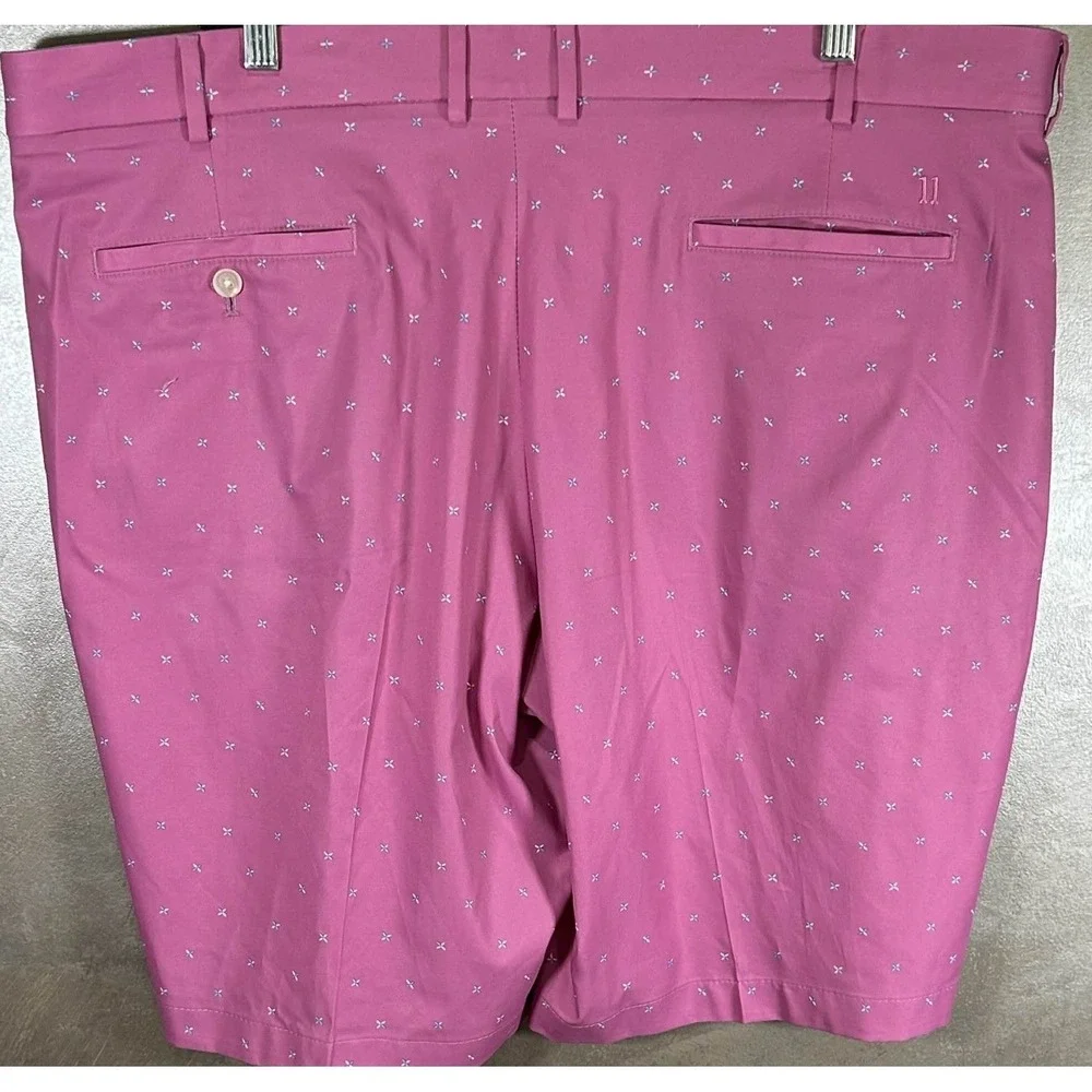 Walter Hagen 11 Shorts Men's Size 42 Pink Design Majors Golf Polyester Light